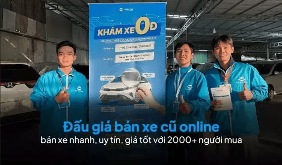 Đội ngũ chuyên gia kiểm định xe chuyên nghiệp của Vucar
